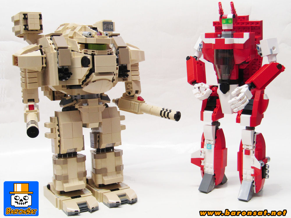MBR-04 Tomahawk comparison with VF-1J Red